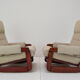 Pair of Mid-century Design Rocking Armchairs,1980's.