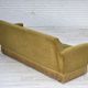 1970s, Danish 3-seater sofa, original light green furniture velour.