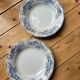 9 Ceylan soup plates from Creil and Montereau Labrador