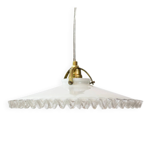 Suspension vintage française - blanc