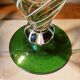 Vase en dégradés de vert Murano