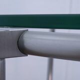 "Strind" side table glass metal Ehlen Johansson design