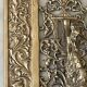 pair of Gothic decorative bookends in brass 1920