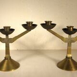Pair of Arts and Crafts candlesticks