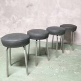 Lot de 4 tabourets industriels