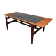 Vintage Danish design teak & tile coffee table