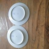 2 elegant porcelain saucers from Paris (MING BLUE model)