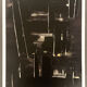 Pierre Soulages, offset printing after an oil on canvas, musée soulages, rodez