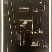 Impression offset d’après une huile sur toile, Pierre Soulages, Musée Soulages de Rodez