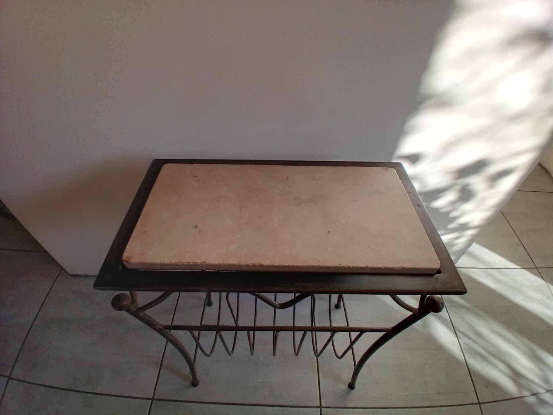 Side table magazine rack 1950s