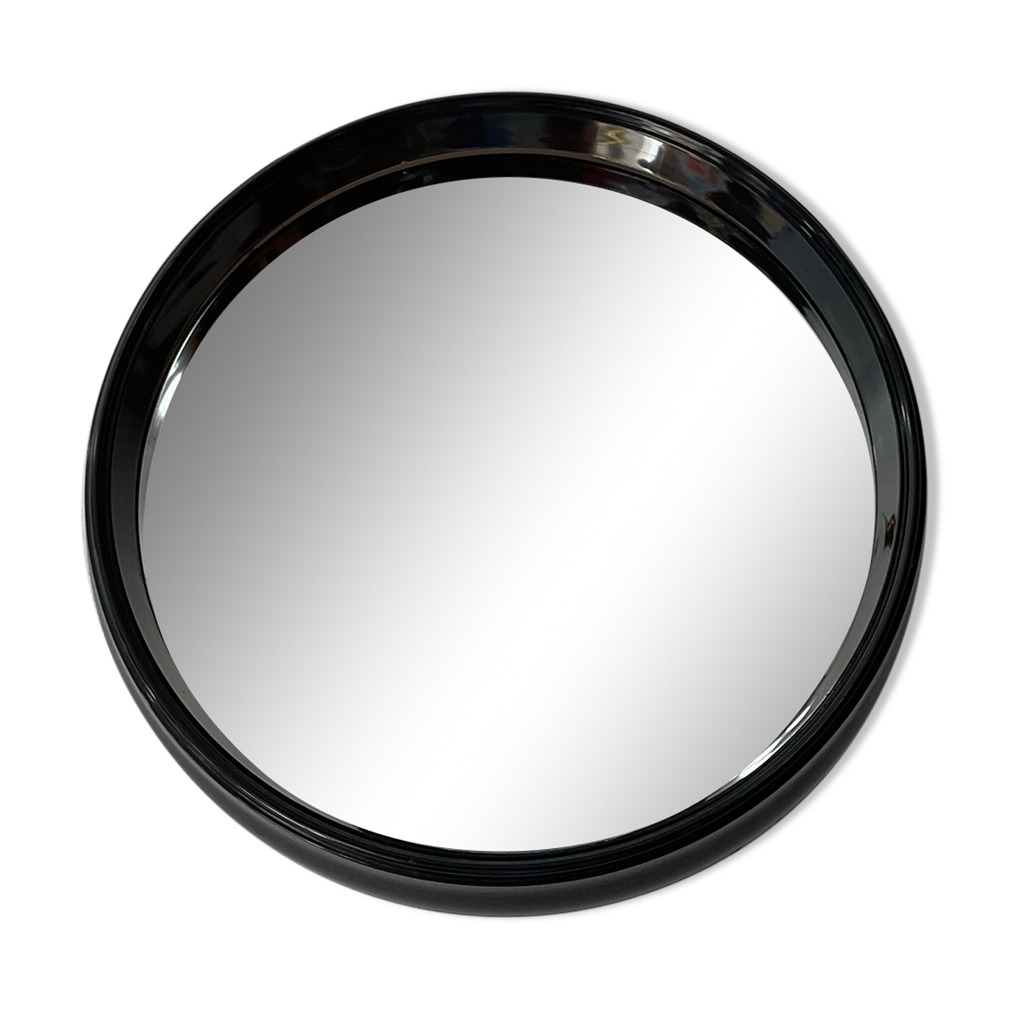 Vintage round mirror from the 70s