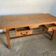 Solid pine dining farmhouse table with 2 drawers 1950 160x69x74cm