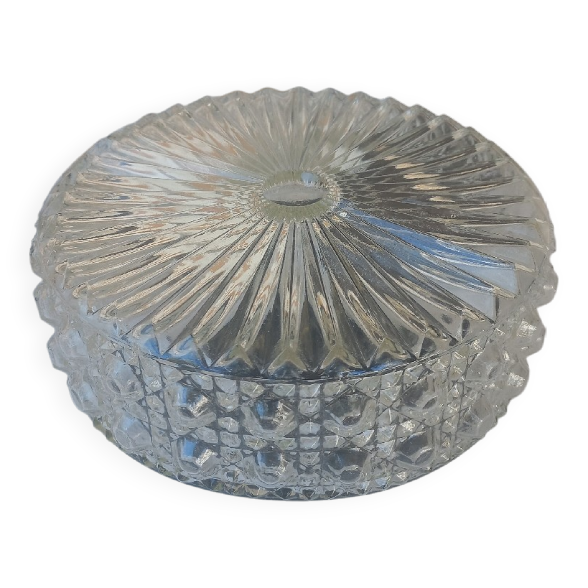 Vintage glass ceiling light