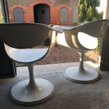 Fauteuil tulip pivotant