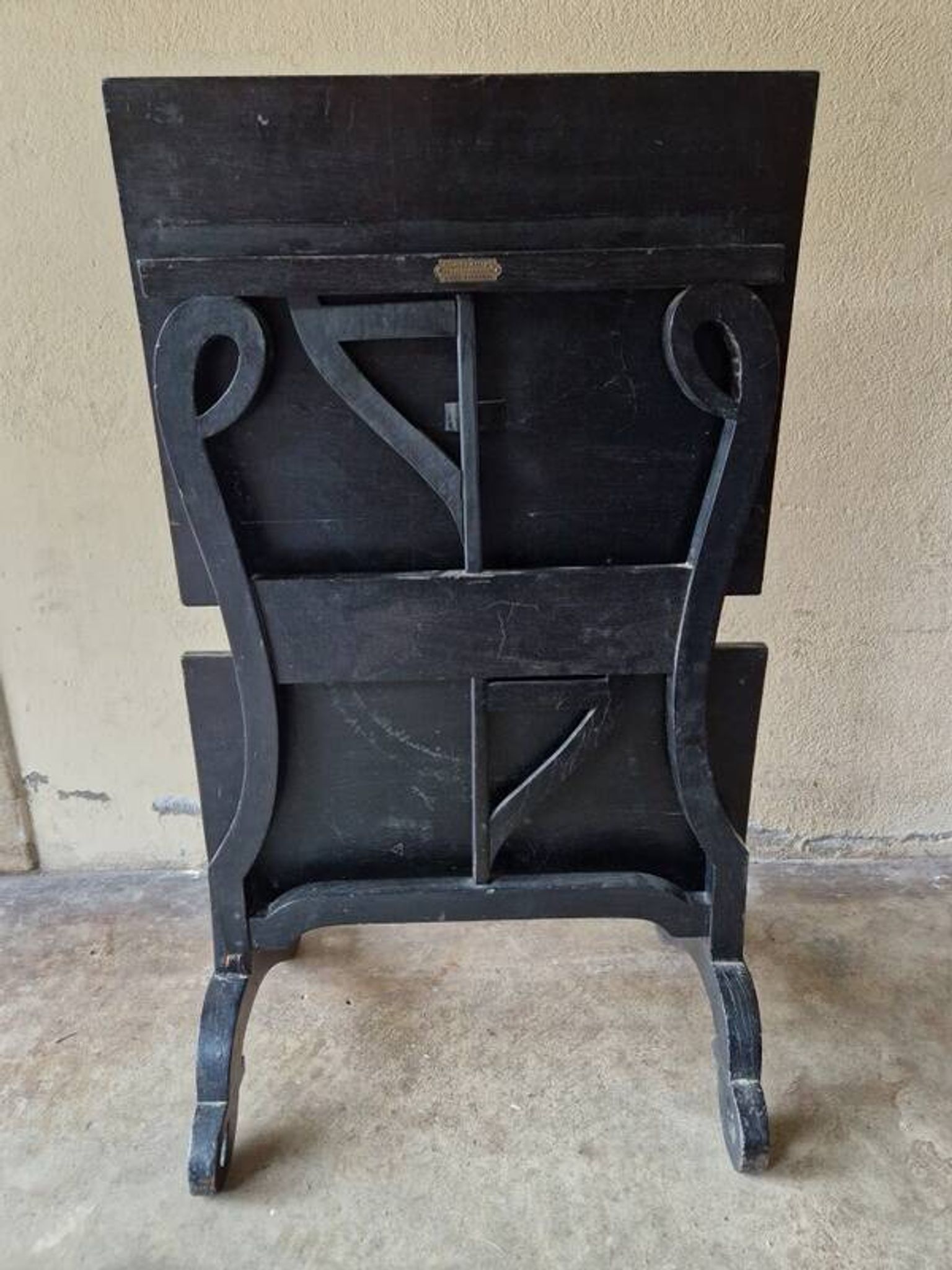 Maison Alphonse Giroux - Table, mute or writing server with 2 low shelves