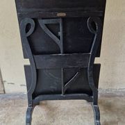 Maison Alphonse Giroux - Table, mute or writing server with 2 low shelves