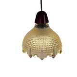 Erco Leuchten - Germany - pendant lamp - holophane style - Space Age - crys