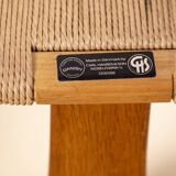 4x Hans J. Wegner Oak CH24 Wishbone Chair, 1980s Denmark