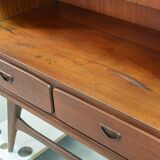 Louis van Teeffelen Vintage Design Teak Wooden High Sideboard for Webe 60s