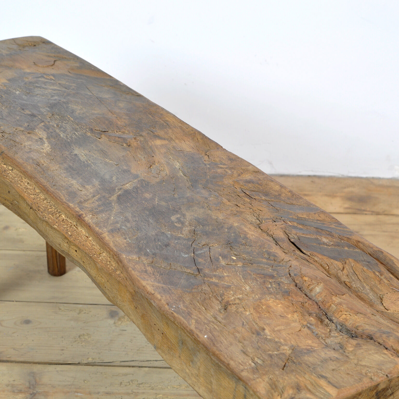 Primitive Oak Bench, 1930's