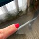 Chrome and smoked glass coffee table on wheels 1970