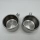 Lot tasses inox vintage