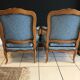 Paire de fauteuils cabriolets style Louis XV