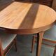 Teak dining table editor Gudme Mobelfabrik, Danish