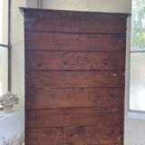 Blue patinated cap cabinet