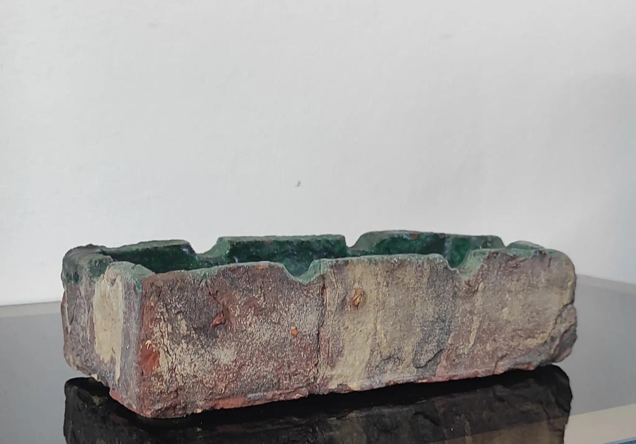 Brutalist handmade ashtray