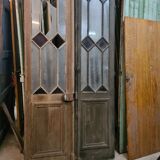 Pair of glass doors