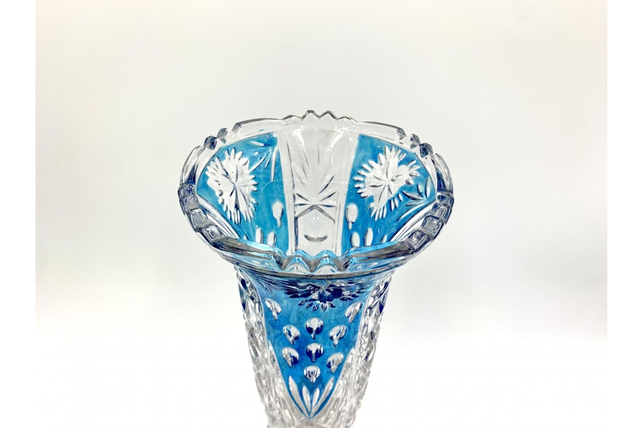A glass vase, Huta Anna, Germany, 1970s