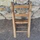 Antique mulched chair for children