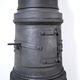 Workshop cast iron stove, late 19th century, raw wabi-sabi design.