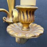 Paire d’appliques en bronze doré