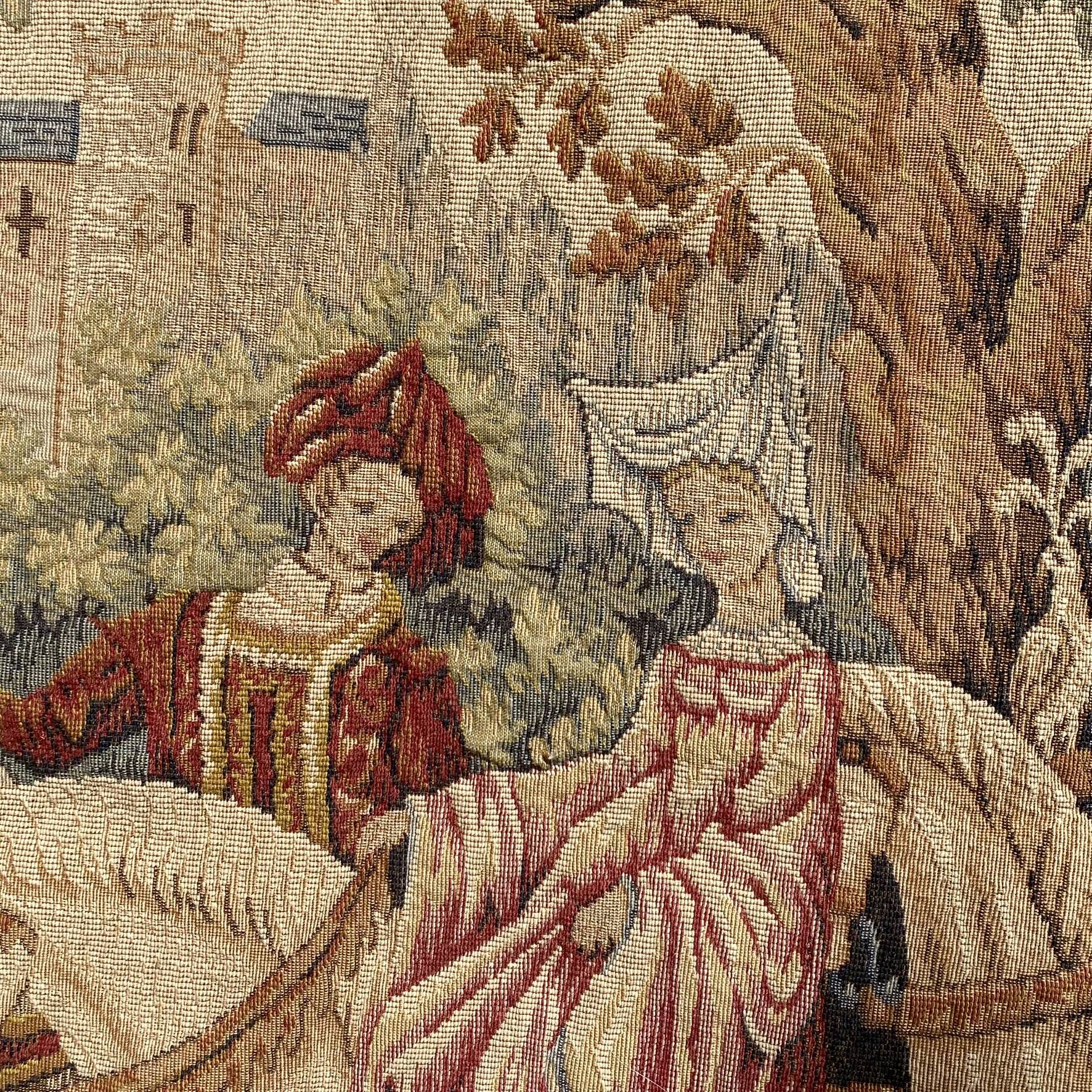 Tapisserie murale "Chasse royale ", Franklin Mint, fabriqué en France