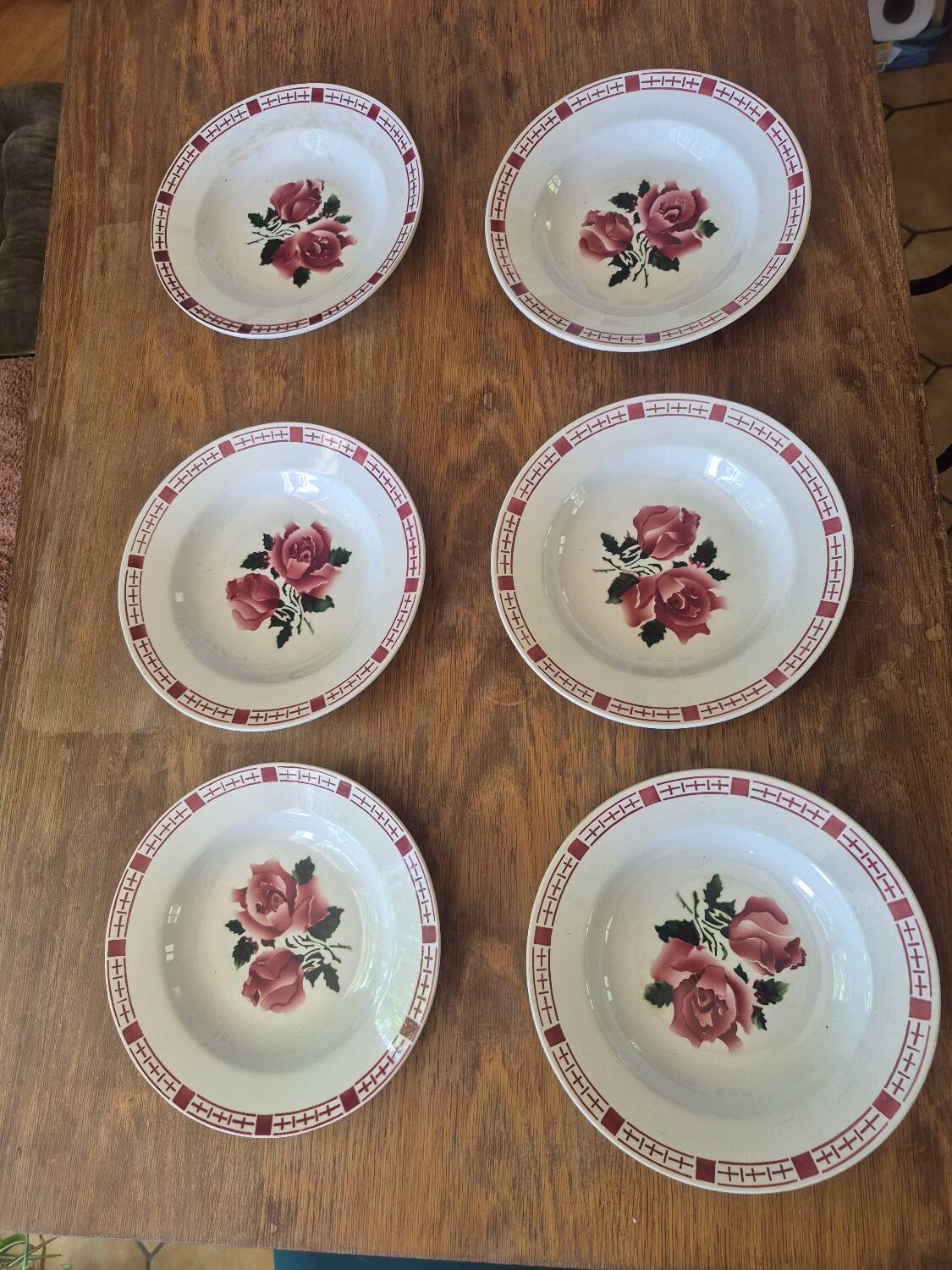Vintage plates