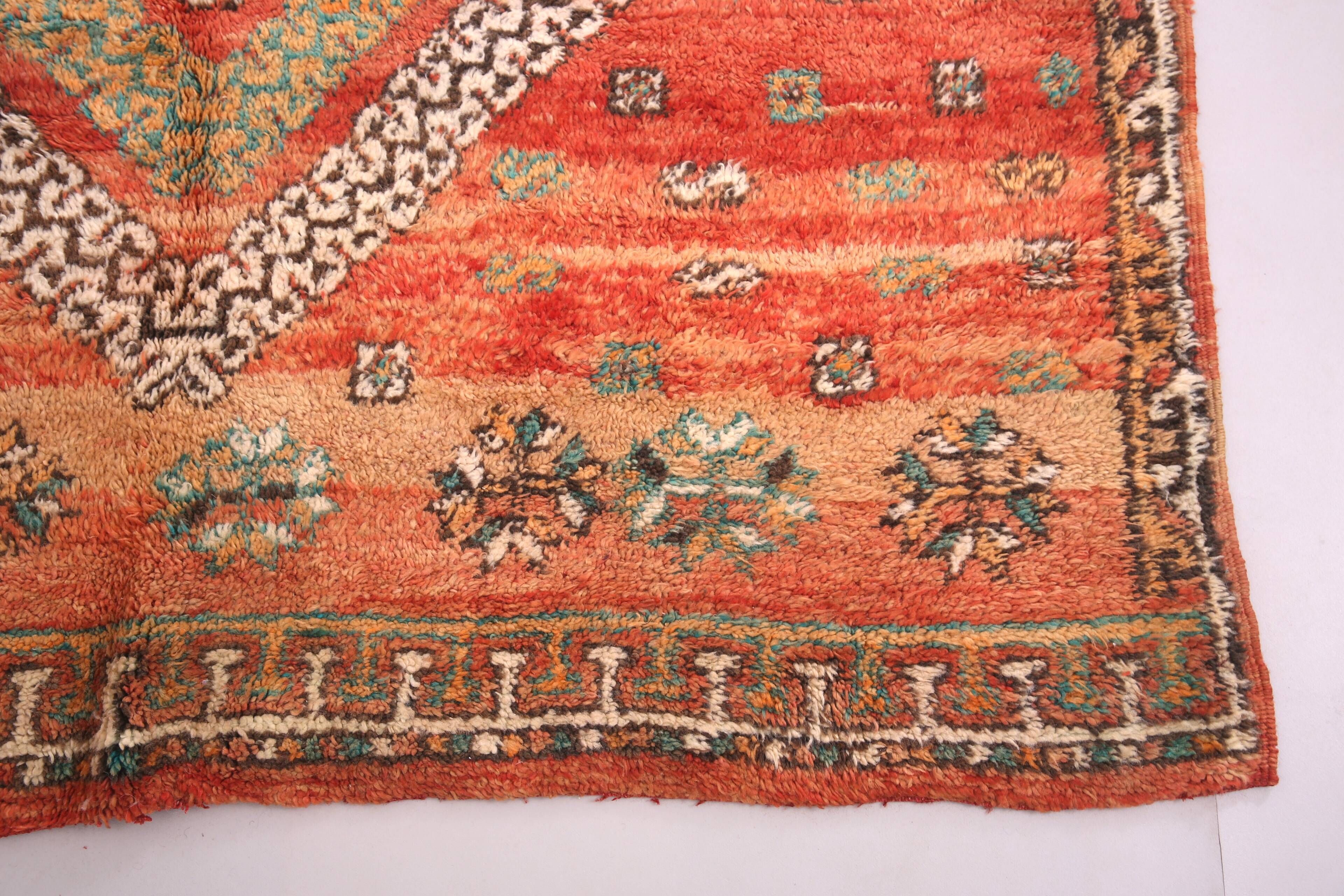 Vintage Moroccan Rug 186 x 300 cm - Berber Handmade rug - Old moroccan rug