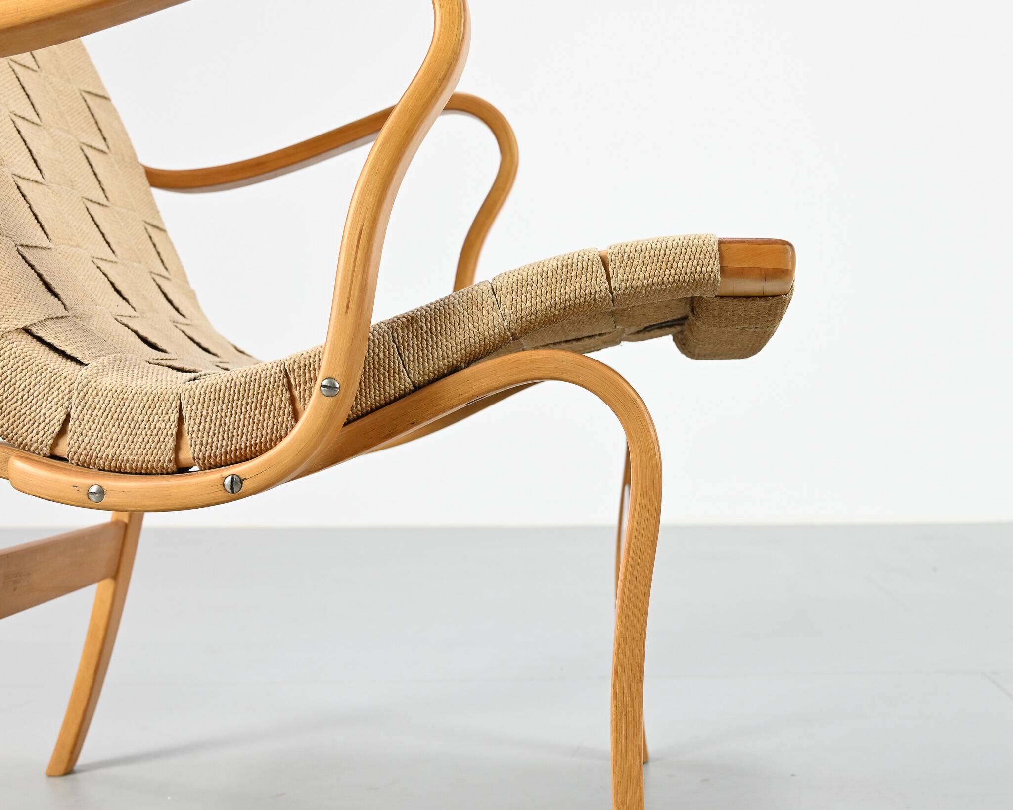 "Eva" armchair by Bruno Mathsson for Karl Mathsson, Denmark 1976