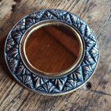 Petit miroir oriental en laiton