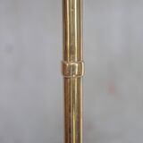 1930s brass floor lamp, reading lamp.