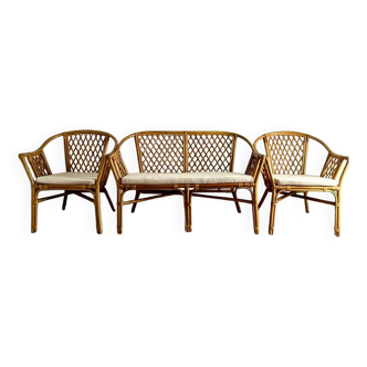 Rattan garden furniture