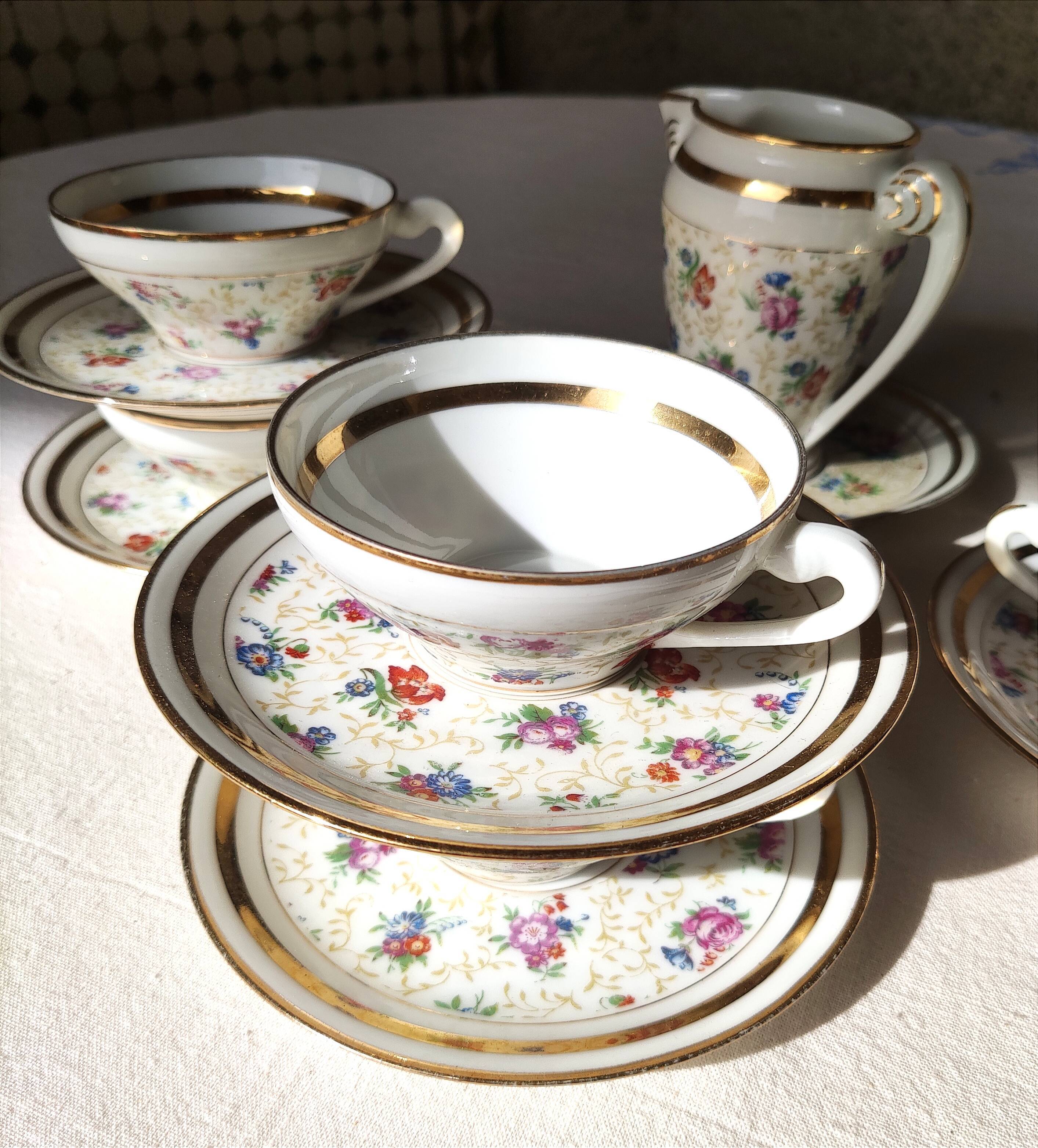 Limoges porcelain coffee serving part