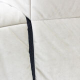 Vintage modular Arflex Strips sofa in beige velvet by Cini Boeri 1970s