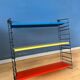 Tomado modular wall system - shelves - rack - unit in blue, yellow and red