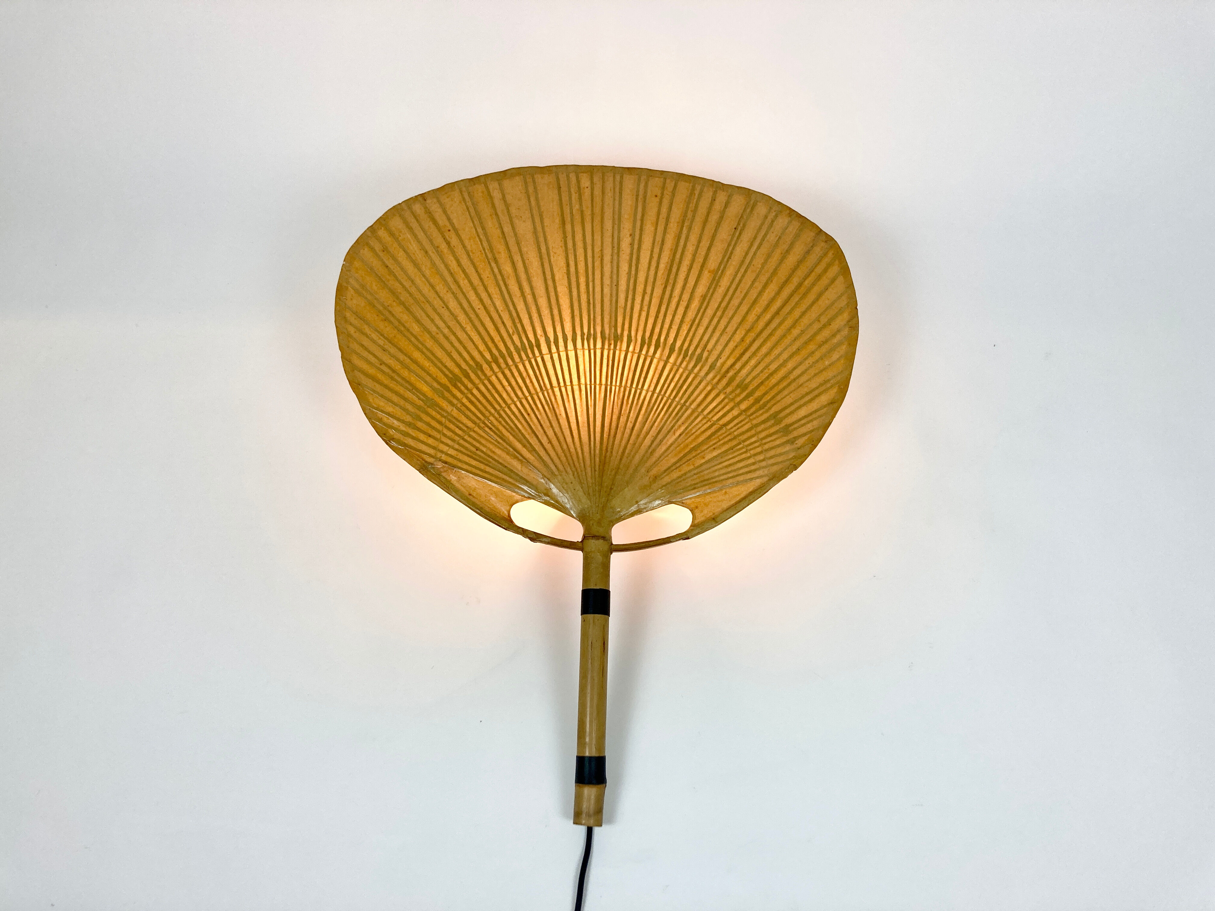 Uchiwa wall light by Ingo Maurer for M-Design, Germany 1970s