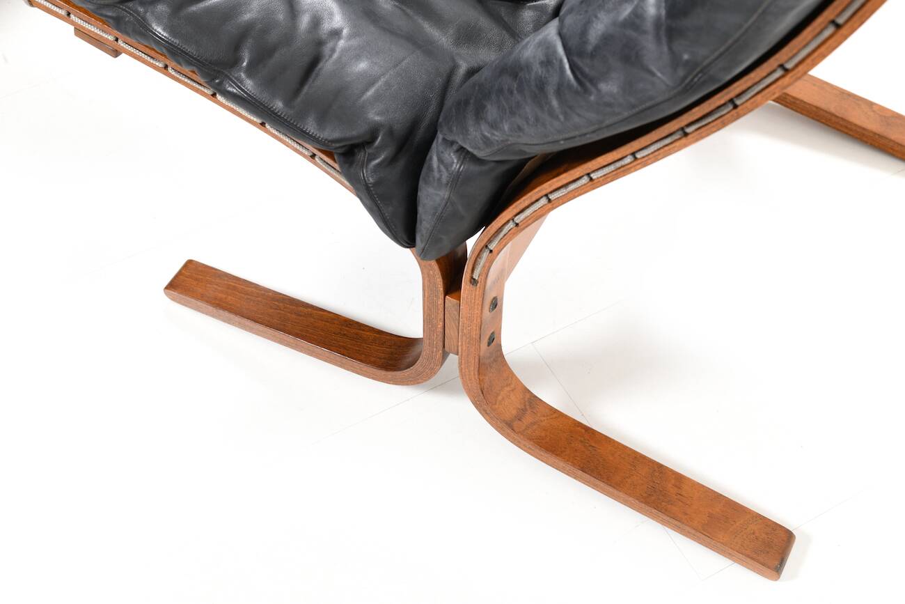 Lounge Chair and Ottoman by Ingmar Relling for Westnofa