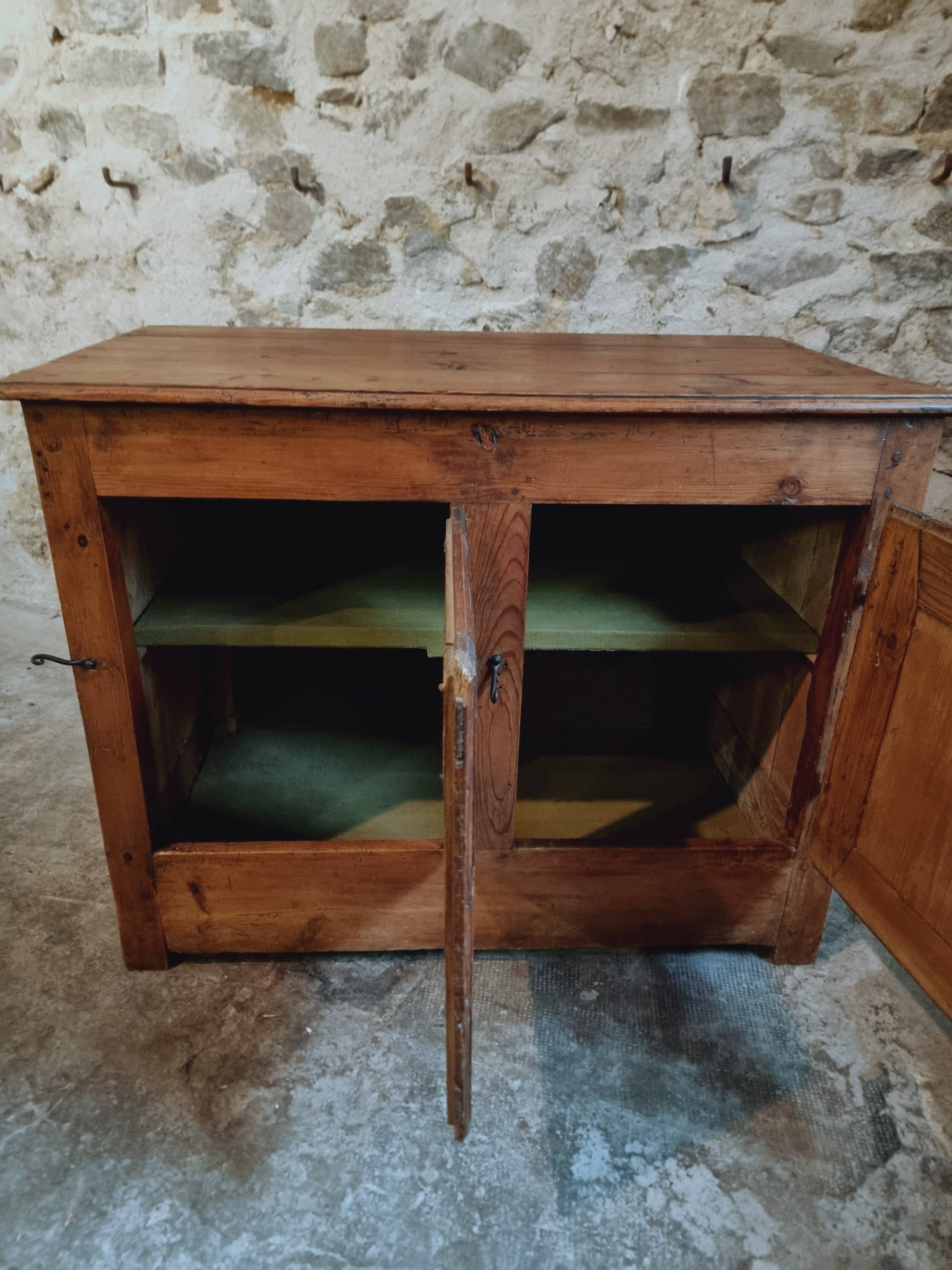 Antique Louis XVI sideboard – 18th century – Solid pine kitchen island – 1