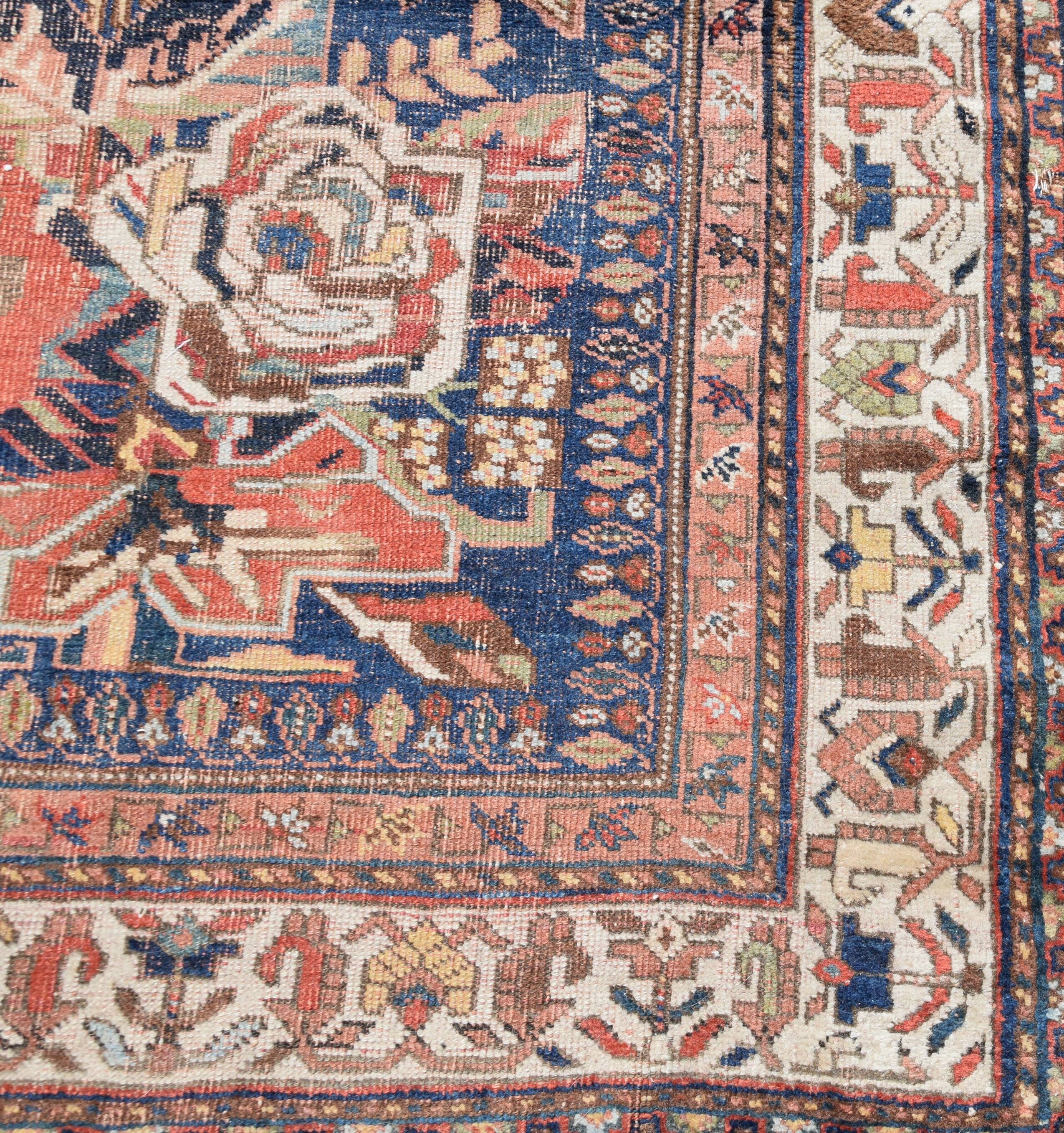 Antique Iranian Afshar Golfang Rug: 2.00 X 1.64 Meters