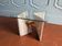 1980s Ligne Roset pink marble side table
